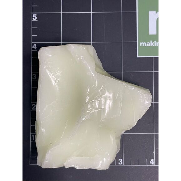 Custard Art Glass Cullet Glowing Opaque Uranium Slag Glass #5GX121 - Picture 5 of 5